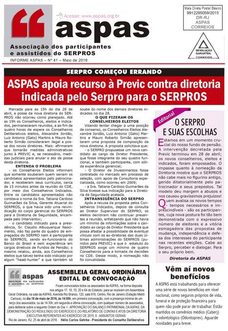 Informe ASPAS